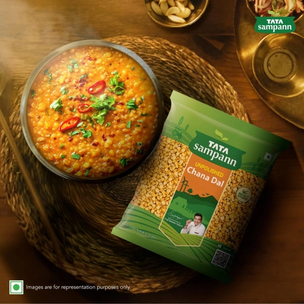 Fortune Unpolished Chana Dal: 1 kg - 1kg
