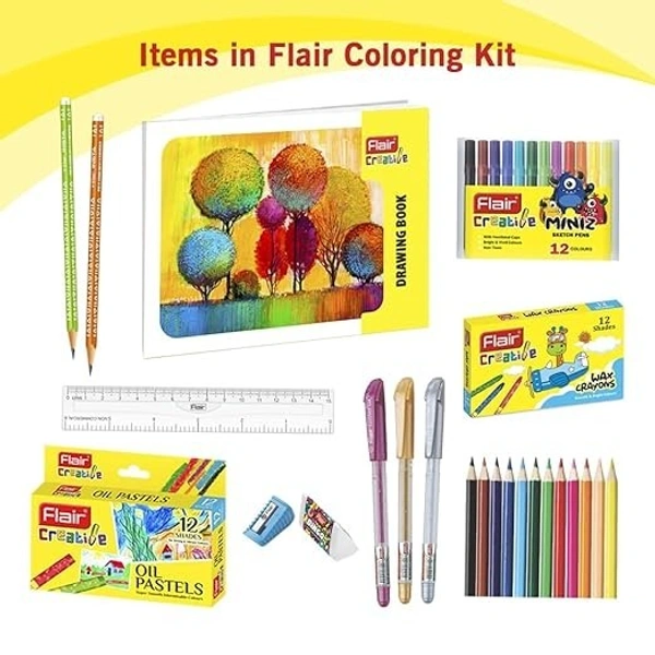 Flair Creative Colouring Kit: 1 Unit - 1 Unit