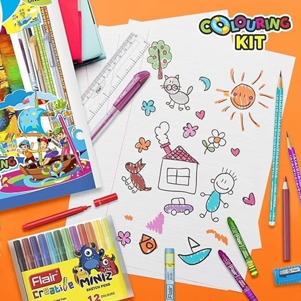 Flair Creative Colouring Kit: 1 Unit - 1 Unit