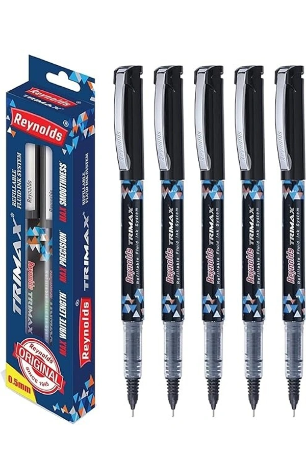 Reynolds Trimax Ball Pen - Blue: Pack of 3 - Pack of 3