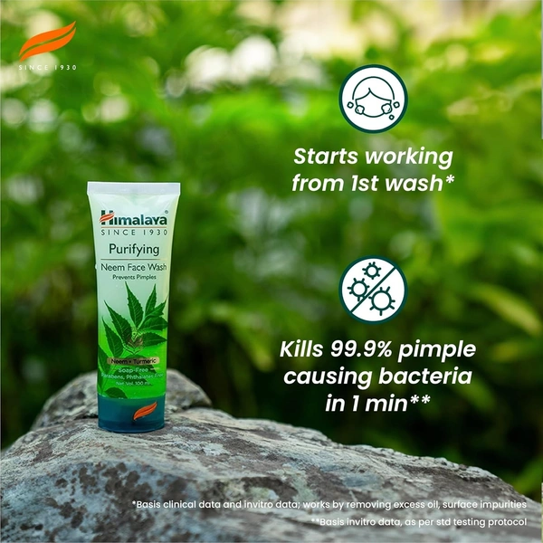 Himalaya Neem Face Wash: 50 ml - 50ml