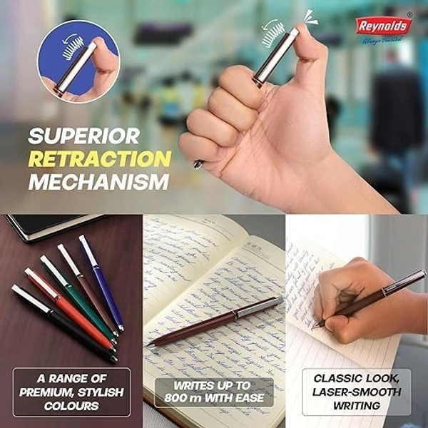 Reynolds Jetter Classic Ball Pen - Blue: Pack of 3 - Pack of 3