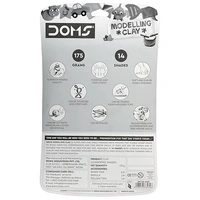 Doms Modelling Clay - 14 Shades: 1 Unit - 14 Shades: 1 Unit