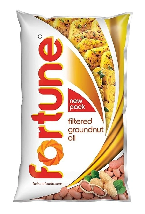 Fortune Filtered Groundnut Oil (1 L): 870 g - 1L