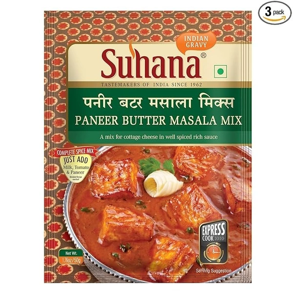 Suhana Suhana Paneer Butter Masala Mix: 50 g - 50G