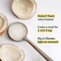 Gramiyaa Wood Cold Pressed Coconut Oil (500 ml): 453 g - 500ML