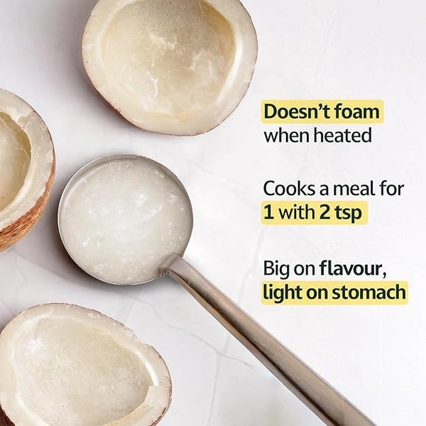 Gramiyaa Wood Cold Pressed Coconut Oil (500 ml): 453 g - 500ML