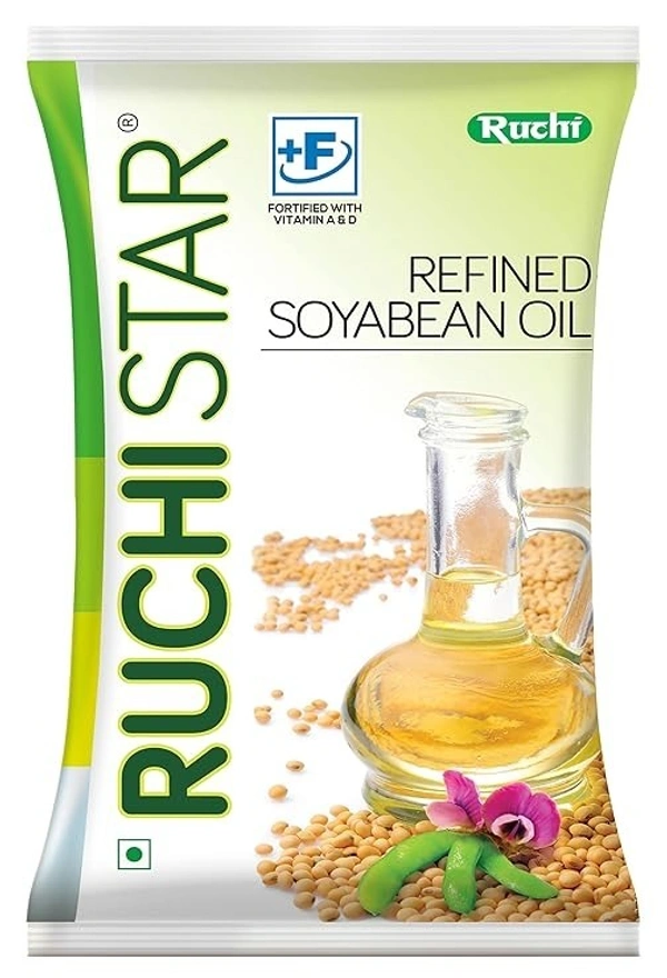 Ruchi Ruchi Star Refined Soyabean Oil Pouch: 840 g - 840g