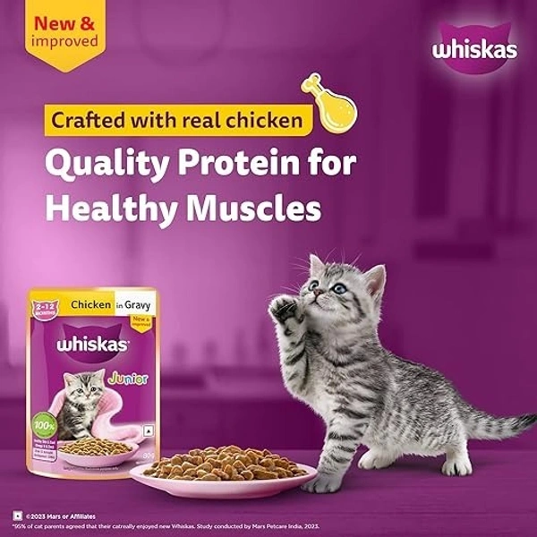 Whiskas Adult Chicken In Gravy (1+ Years): 80 g - 80 g