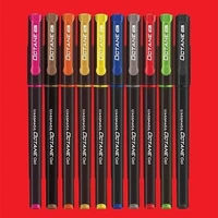 Classmate Multi Colour Burst Gel Pen - 10 Pieces: 1 Unit - 10 Pieces: 1 Unit