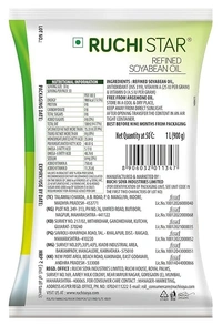Ruchi Ruchi Star Refined Soyabean Oil Pouch: 840 g - 840g