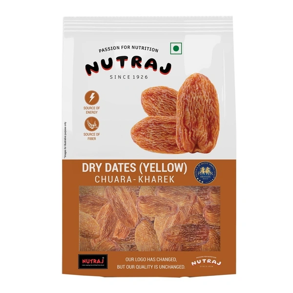 Nutraj Dry Seeded Dates (Yellow) Chuara-Kharek Pouch: 500 g - 500g