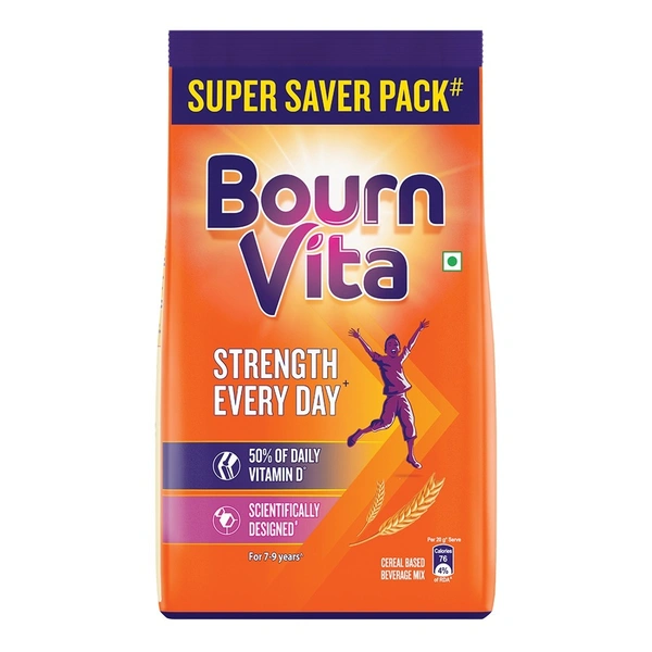Bournvita Chocolate Drink Mix Pouch: 1 kg - 1kg