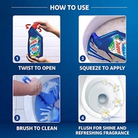 Harpic Disinfectant Toilet Cleaner - Sparkling Lemon: 1 L - 1l