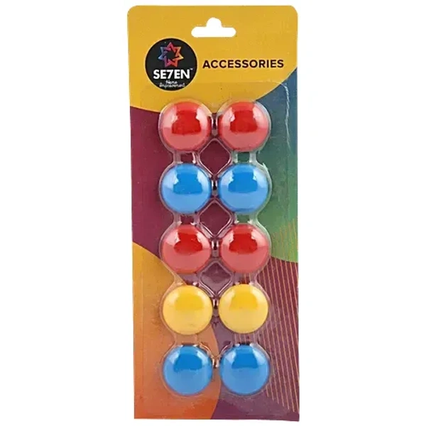 Se7en Magnet Buttons - 10 Pieces: 1 Unit - 1 Unit