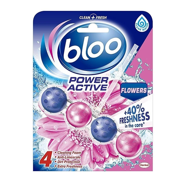 Bloo Toilet Rim Flower - Power Active: 50 g - 50g