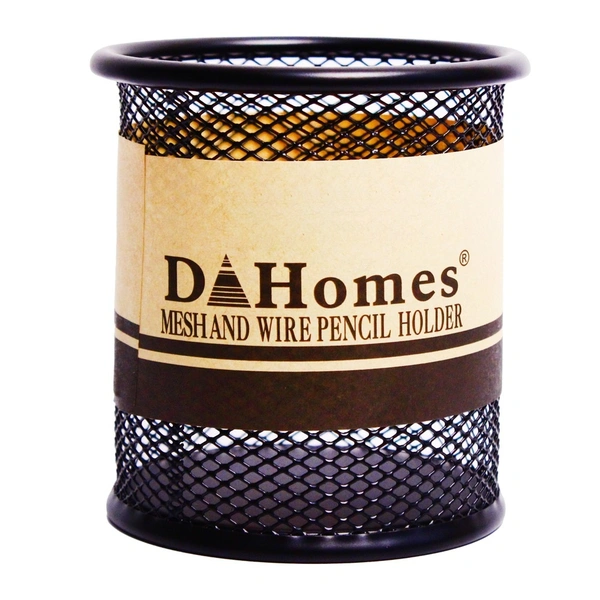 D Homes Mesh and Wire Round Pencil Holder: 1 Unit - 1 Unit