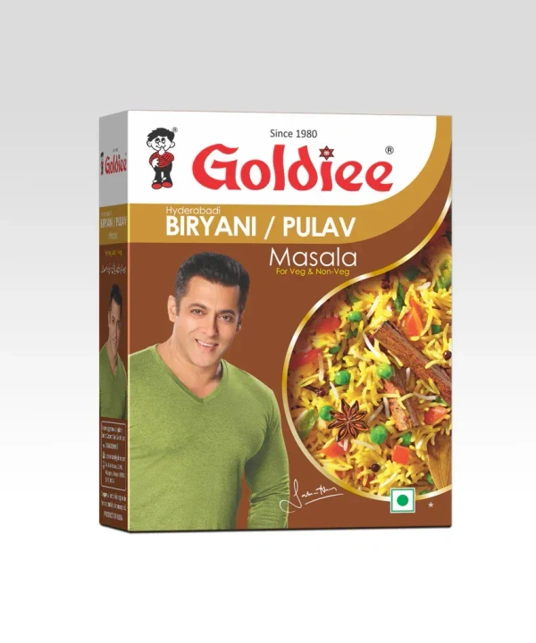 Goldiee Biryani/Pulav Masala: 50 g - 50g