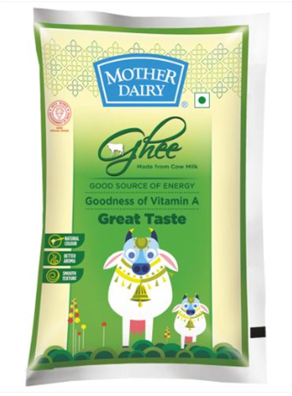 Mother Dairy Mother Dairy Pure Cow Ghee - 1L