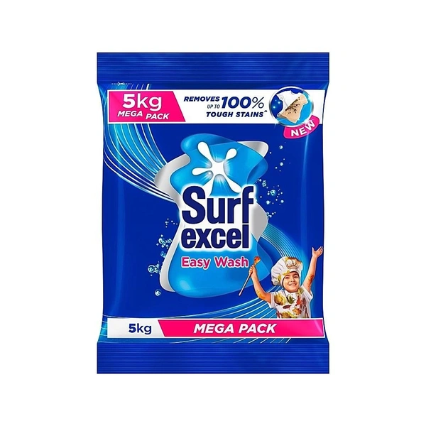  Surf Excel Surf Excel Easy Wash Detergent Powder: 5 kgs - 5KG