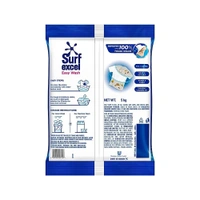  Surf Excel Surf Excel Easy Wash Detergent Powder: 5 kgs - 5KG