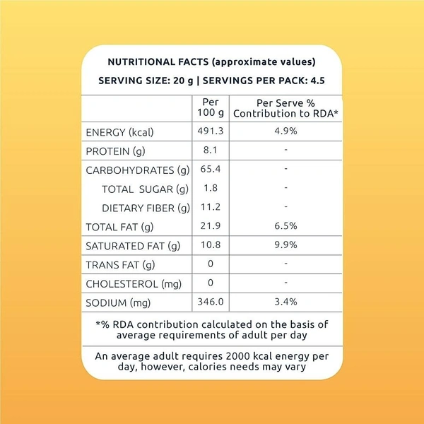 Farmley Peri Peri Makhana Jar: 83 g - 83g