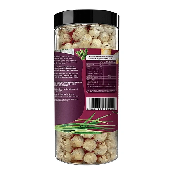 Farmley Cream & Onion Makhana Jar: 83 g - 83g