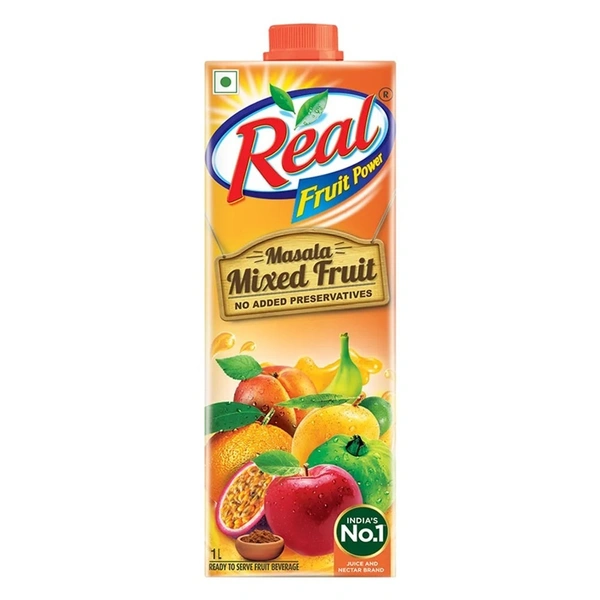 Real Fruit Power Masala Mixed Fruit: 1 L - 1l