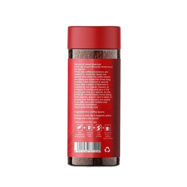 Continental Special Instant Coffee: 100 g - 100G