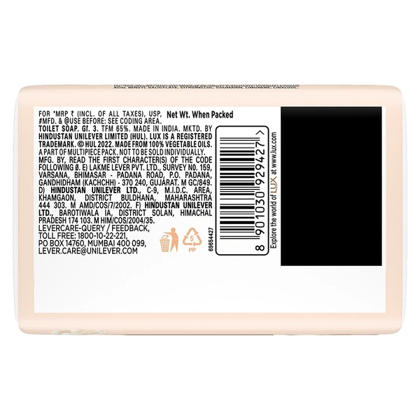 Lux Flaw-Less Glow Jasmine & Vitamin C+E Beauty Soap: 3x150 g - 3x150 g