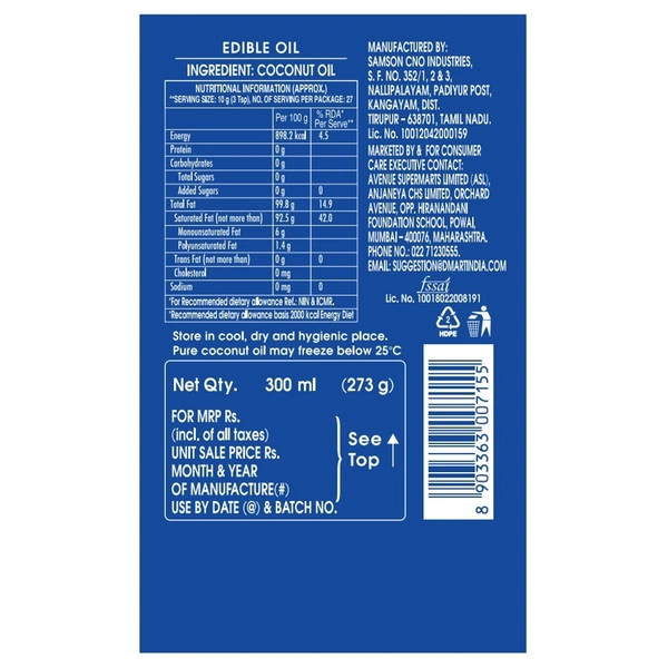 Coconourish Coconourish Coconut Oil: 300 ml - 300ml