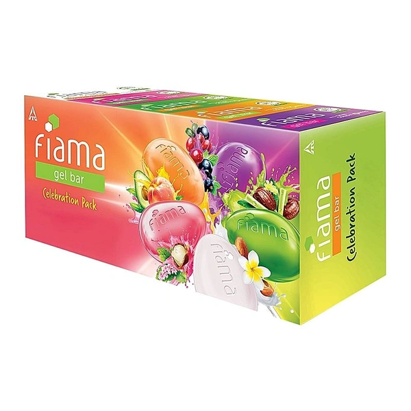Fiama Unique Celebration Gel Bars: 4x125 g - 4x125 g