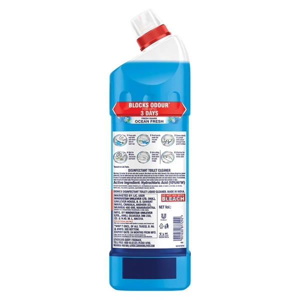Domex Disinfectant Toilet Cleaner - Ocean Fresh Guard: 1 L - 1l
