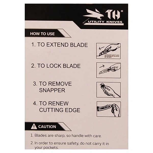 Plastic Stationery Cutter - Assorted: 1 Unit - 1 Unit