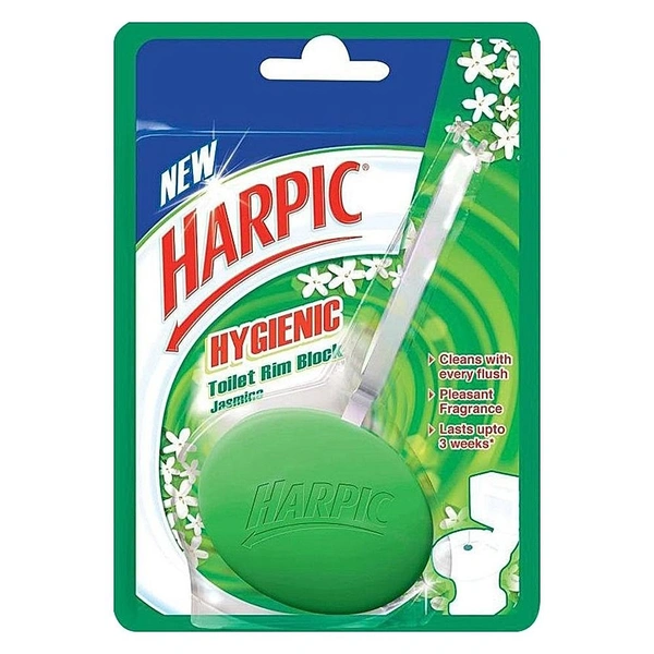 Harpic Hygienic Toilet Rim Block - Jasmine: 26 g - 26g