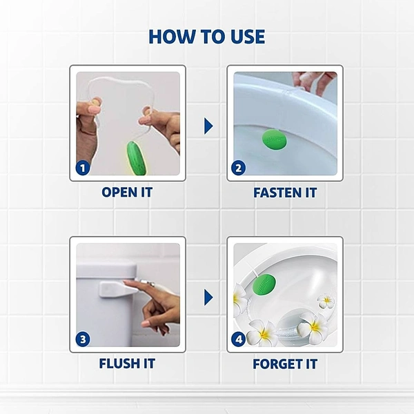 Harpic Hygienic Toilet Rim Block - Jasmine: 26 g - 26g