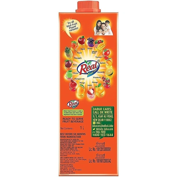 Real Fruit Power Pomegranate: 1 L - 1l