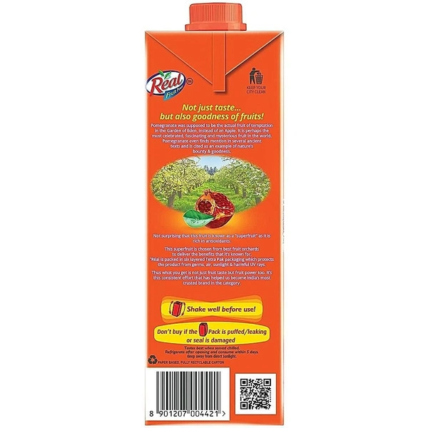 Real Fruit Power Pomegranate: 1 L - 1l