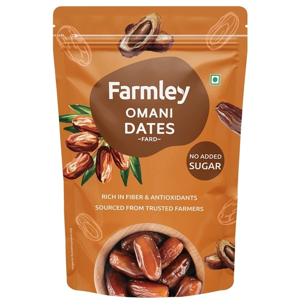 Farmley Omani Seeded Dates Fard Pouch: 400 g - 400g