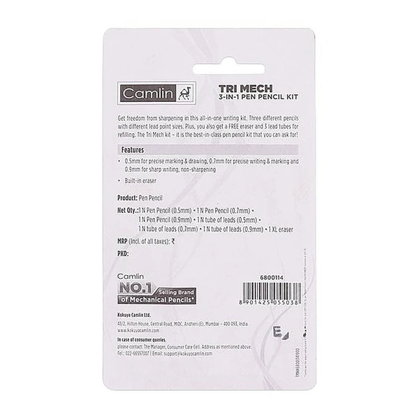 Camlin Mechanical Pencil Set: 1 Unit - 1 Unit