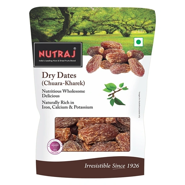 Nutraj Dry Seeded Dates (Chuara-Khareek): 500 g - 500g