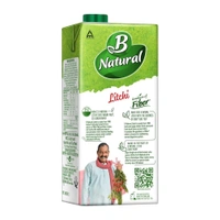 B Natural Litchi Fruit Beverage: 1 L - 1l