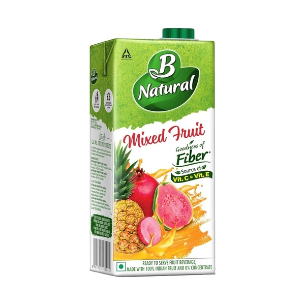 B Natural Mixed Fruit Beverage: 1 L - 1l