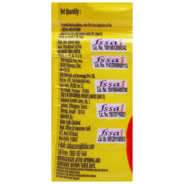 Real Fruit Power Mango Fruit Drink: 2 L - 2l