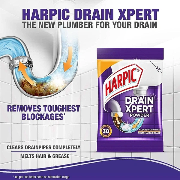 Harpic Drain Xpert Powder: 45 g - 45g