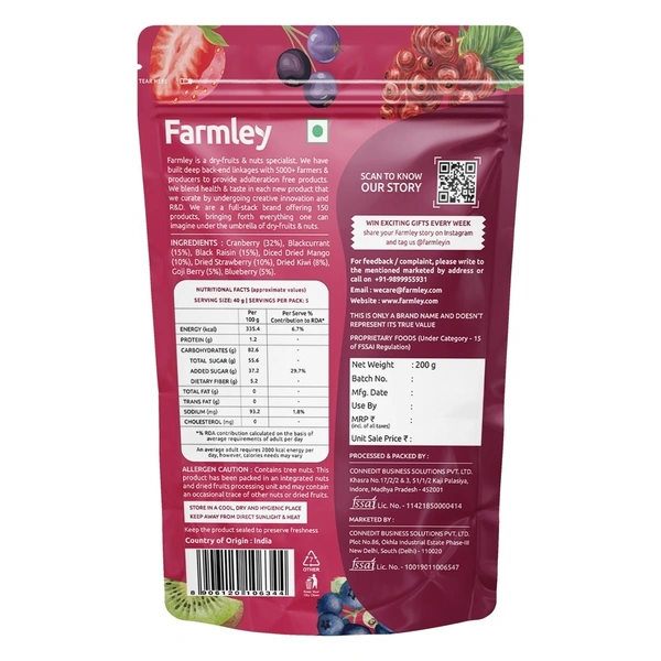 Farmley Berry Mix: 200 g - 200g