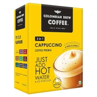 Colombian Brew Cappuccino Coffee Premix: 8 Sachets