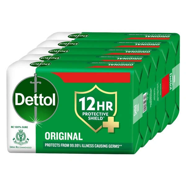 Dettol Original Soap: 5x150 g - 5x150 g