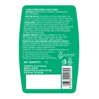 Sparkle Green Herbal Floor Cleaner: 1 L - 1l