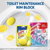 Harpic Hygienic Toilet Citrus Rim Block: 26 g - 26g